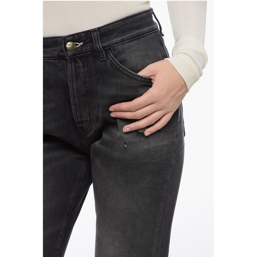 Washington Dee Cee Loose Fit RANCH Denims with Distressed Details 18cm