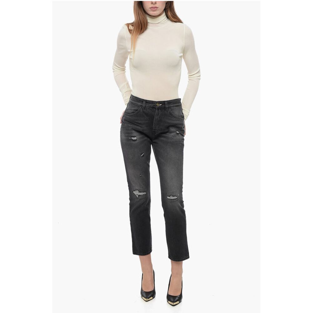 Washington Dee Cee Loose Fit RANCH Denims with Distressed Details 18cm