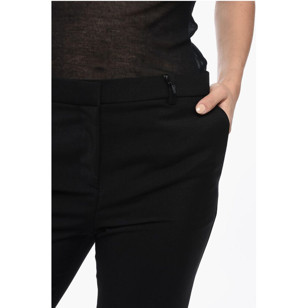 Versace Flare Fit Wool Pants