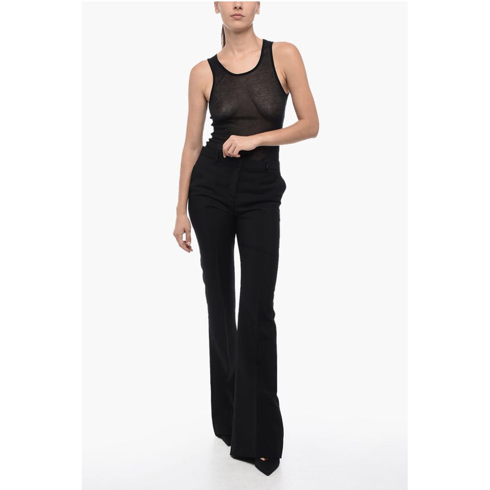 Versace Flare Fit Wool Pants