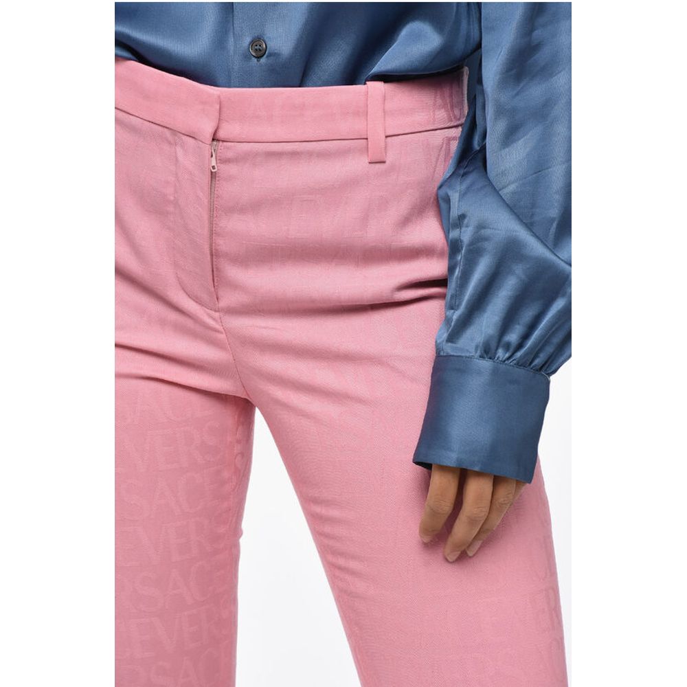 Versace Jacquard Allover Logo Pants