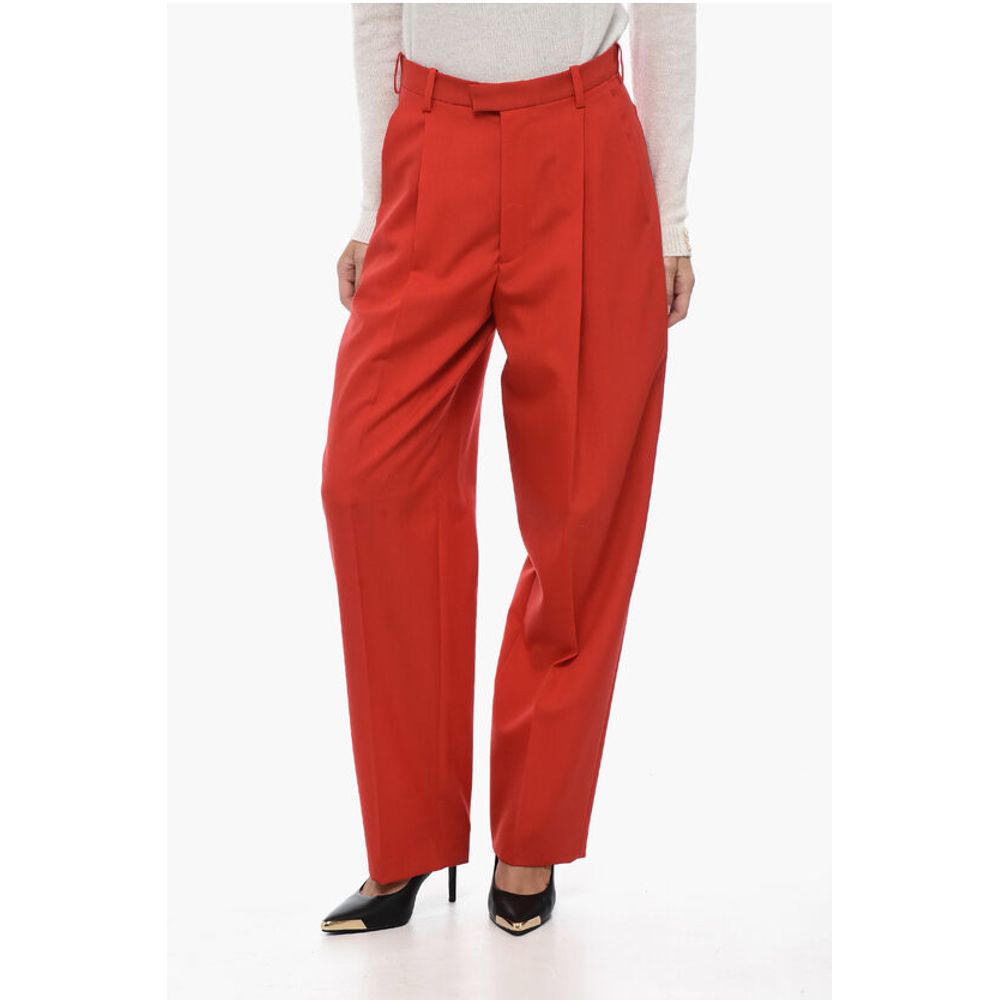 Marni Wool Loose-fit Pants with Pleats