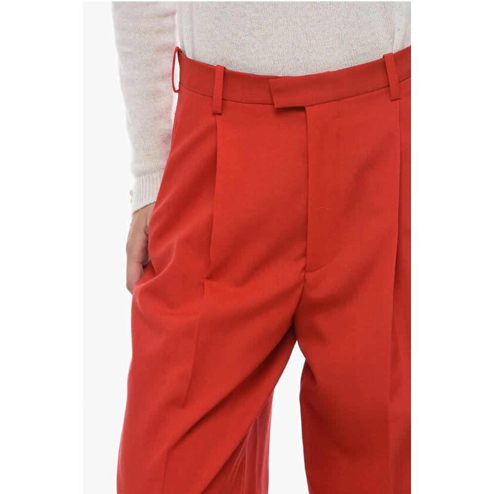 Marni Wool Loose-fit Pants with Pleats