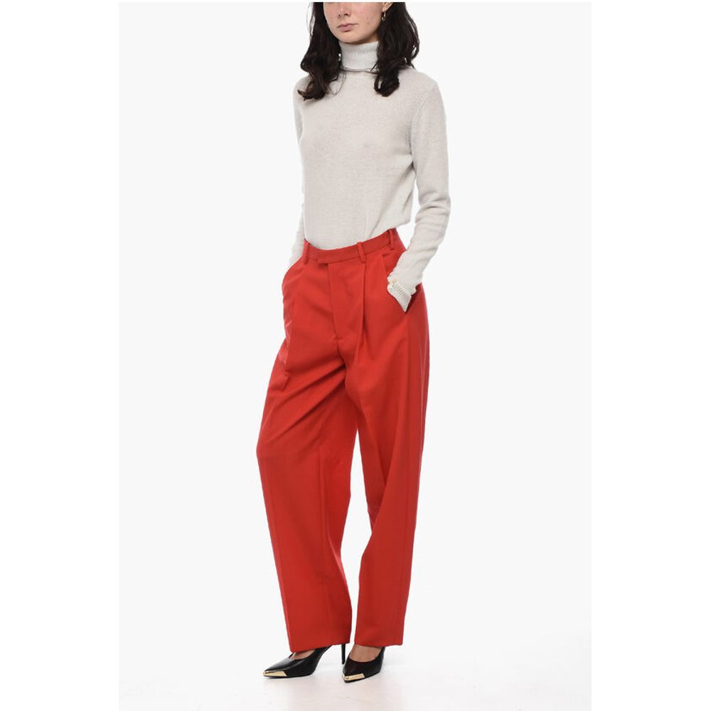 Marni Wool Loose-fit Pants with Pleats