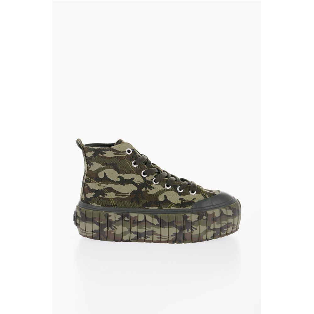 Diesel Platform S-HANAMI Sneakers with Camo Motif