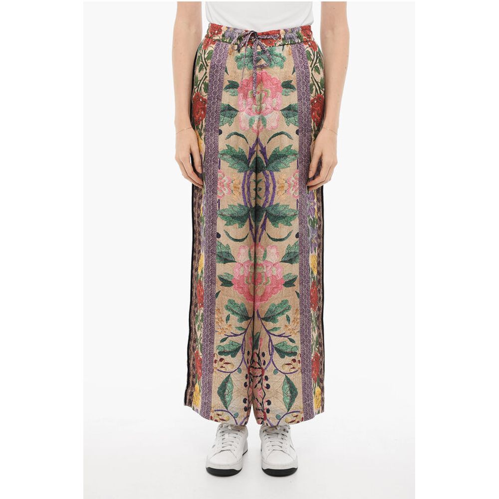 Pierre-Louis Mascia Floral Patterned Silk Pants