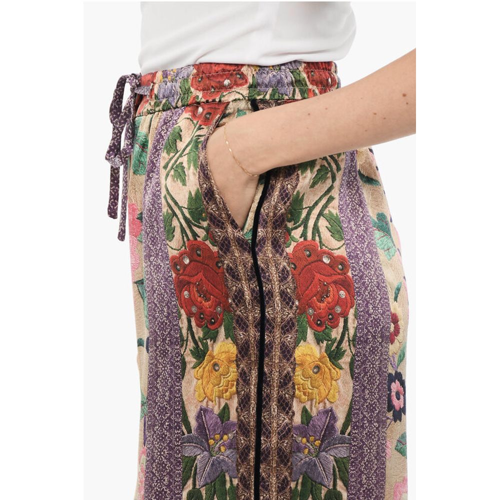 Pierre-Louis Mascia Floral Patterned Silk Pants