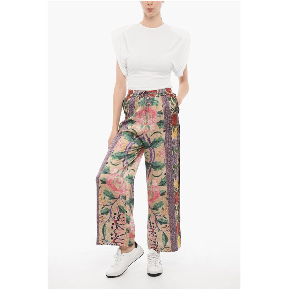 Pierre-Louis Mascia Floral Patterned Silk Pants