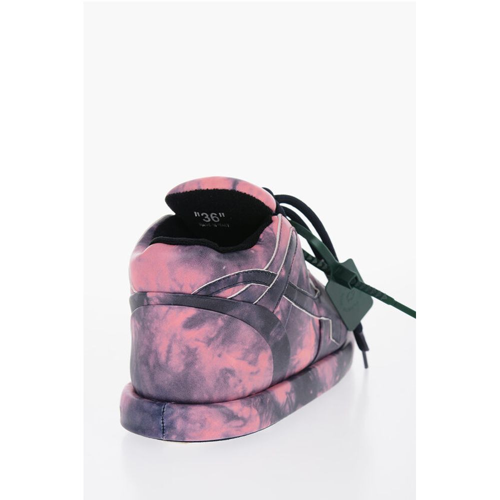 Off-White Tie Dye Leather BUMP Padded Sneakers