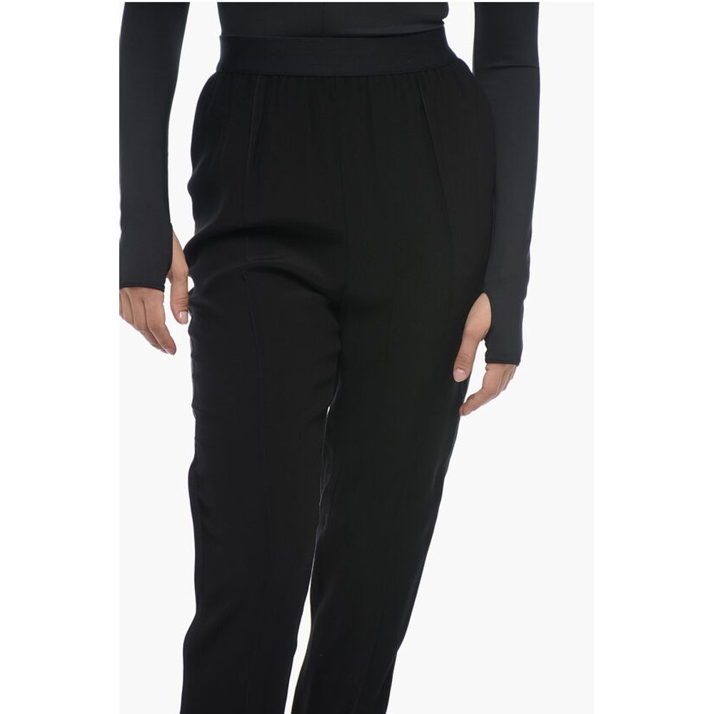 Maison Margiela MM1 Tapered Fit Pants with Elastic Waistband