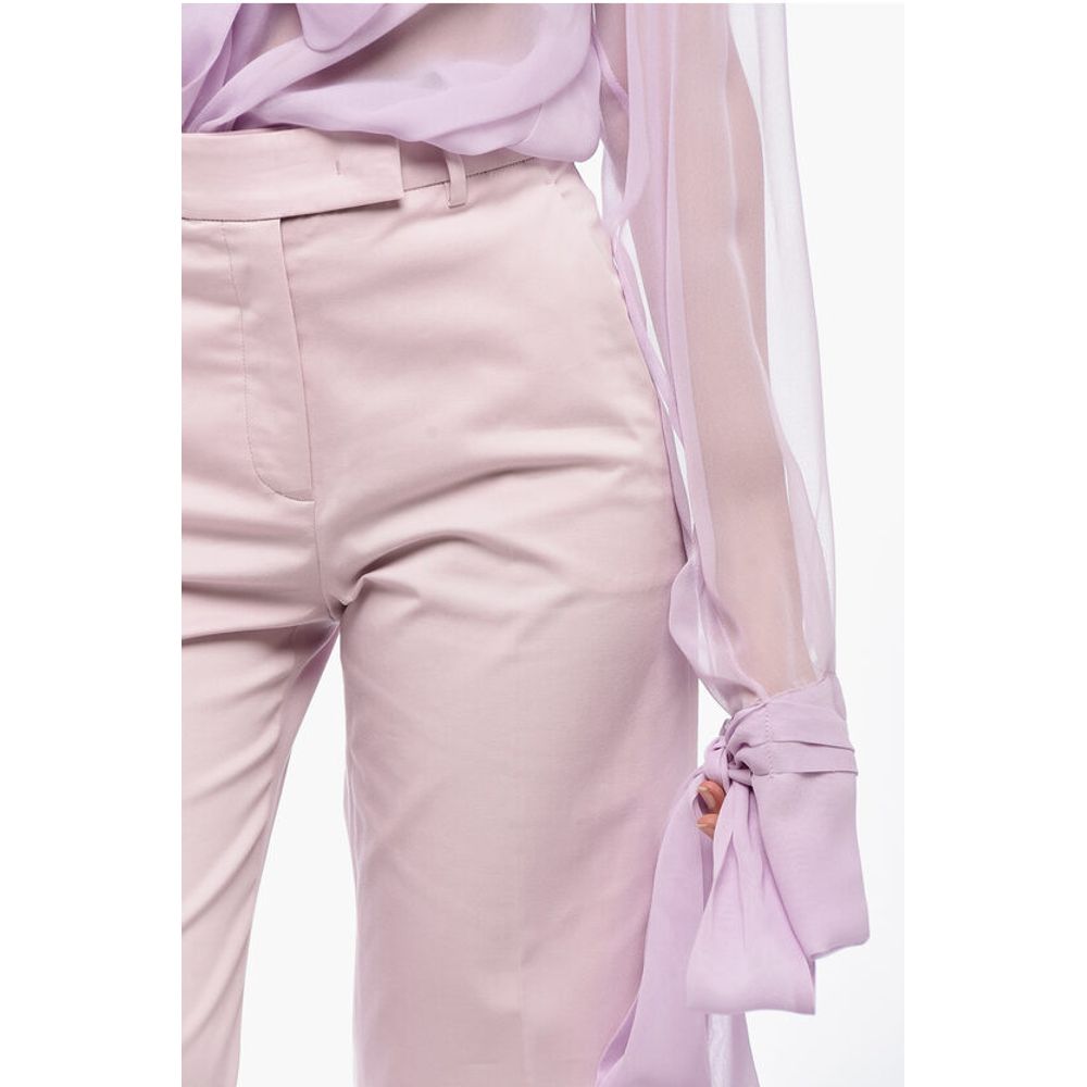 QL2 Straight Fit TEODORA Stretch Cotton Pants