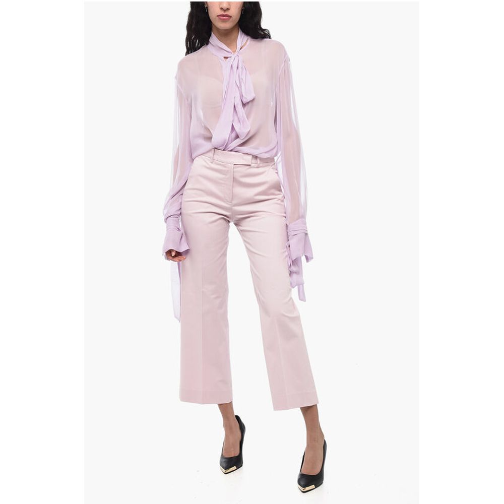QL2 Straight Fit TEODORA Stretch Cotton Pants