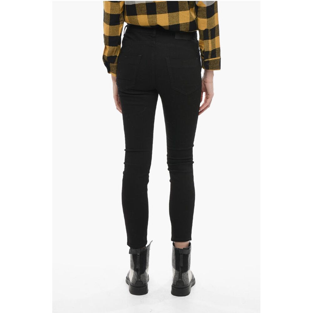 Woolrich Cotton Blend Skinny Fit Denims with Belt Loops 13cm
