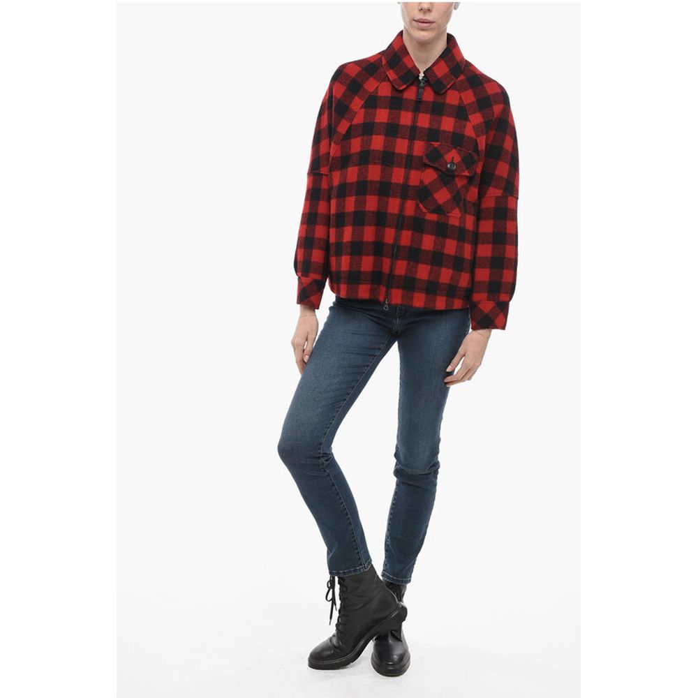 Woolrich Zip Closure LADY BUFFALO Overshirt