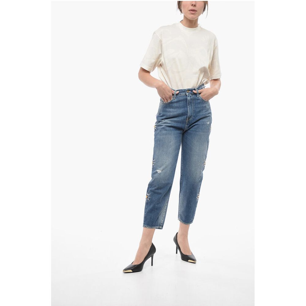 Washington Dee Cee Studded and Jewels GLORY Tappared Fit Jeans 16cm