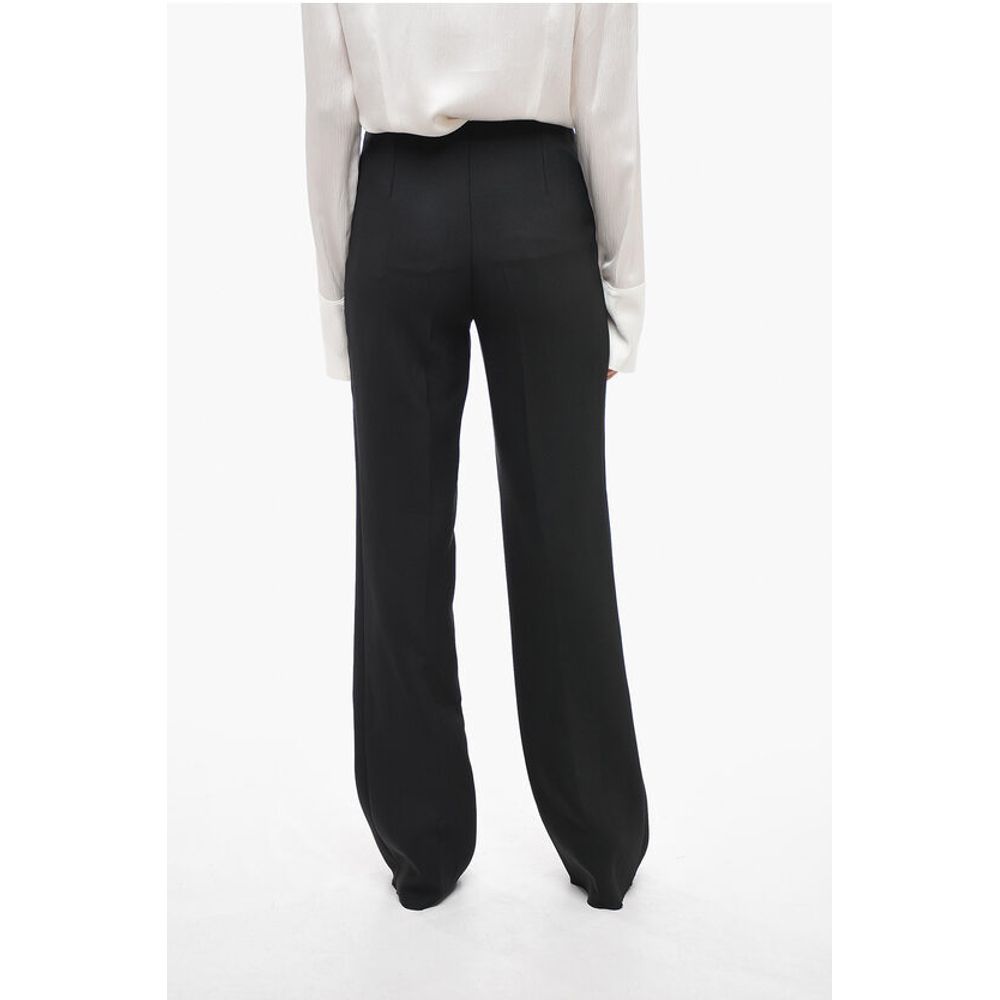 Salvatore Ferragamo Pleated High Waist Pants