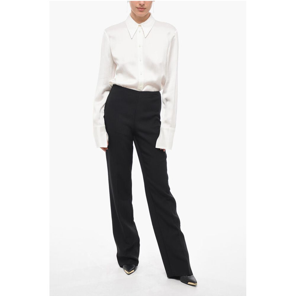 Salvatore Ferragamo Pleated High Waist Pants