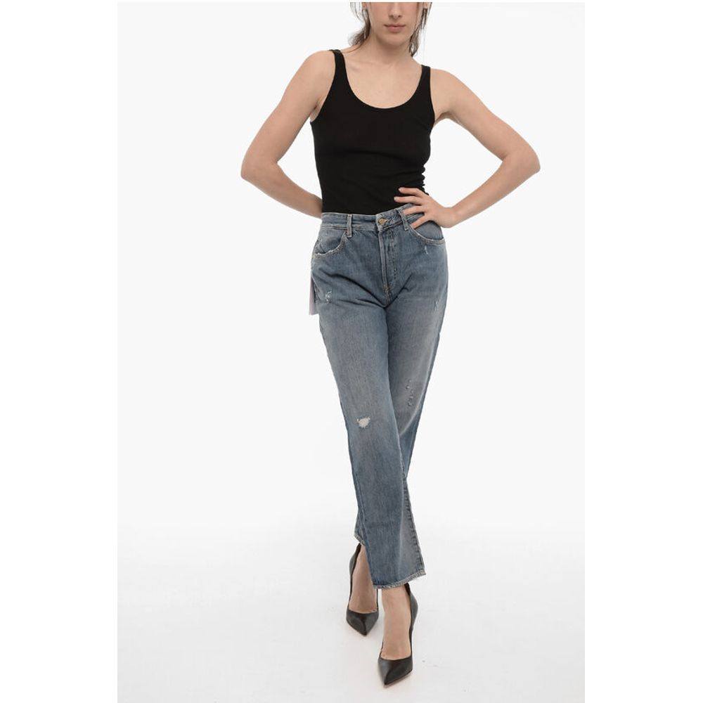 Washington Dee Cee Vintage Effect RANCH Jeans with Visible Stitching 17cm