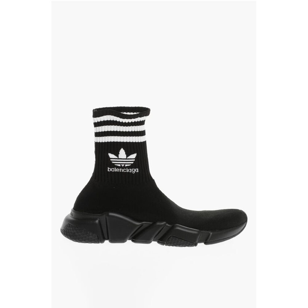 Balenciaga ADIDAS Logo Print SPEED Sock Sneakers