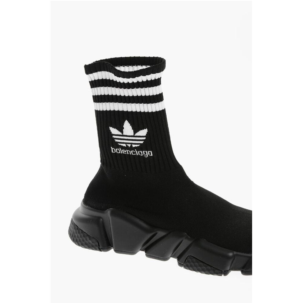 Balenciaga ADIDAS Logo Print SPEED Sock Sneakers