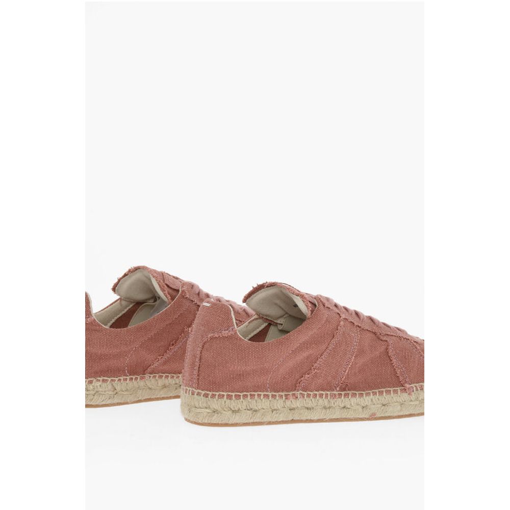 Maison Margiela MM22 Canvas Low Top Sneakers with Jute Detail