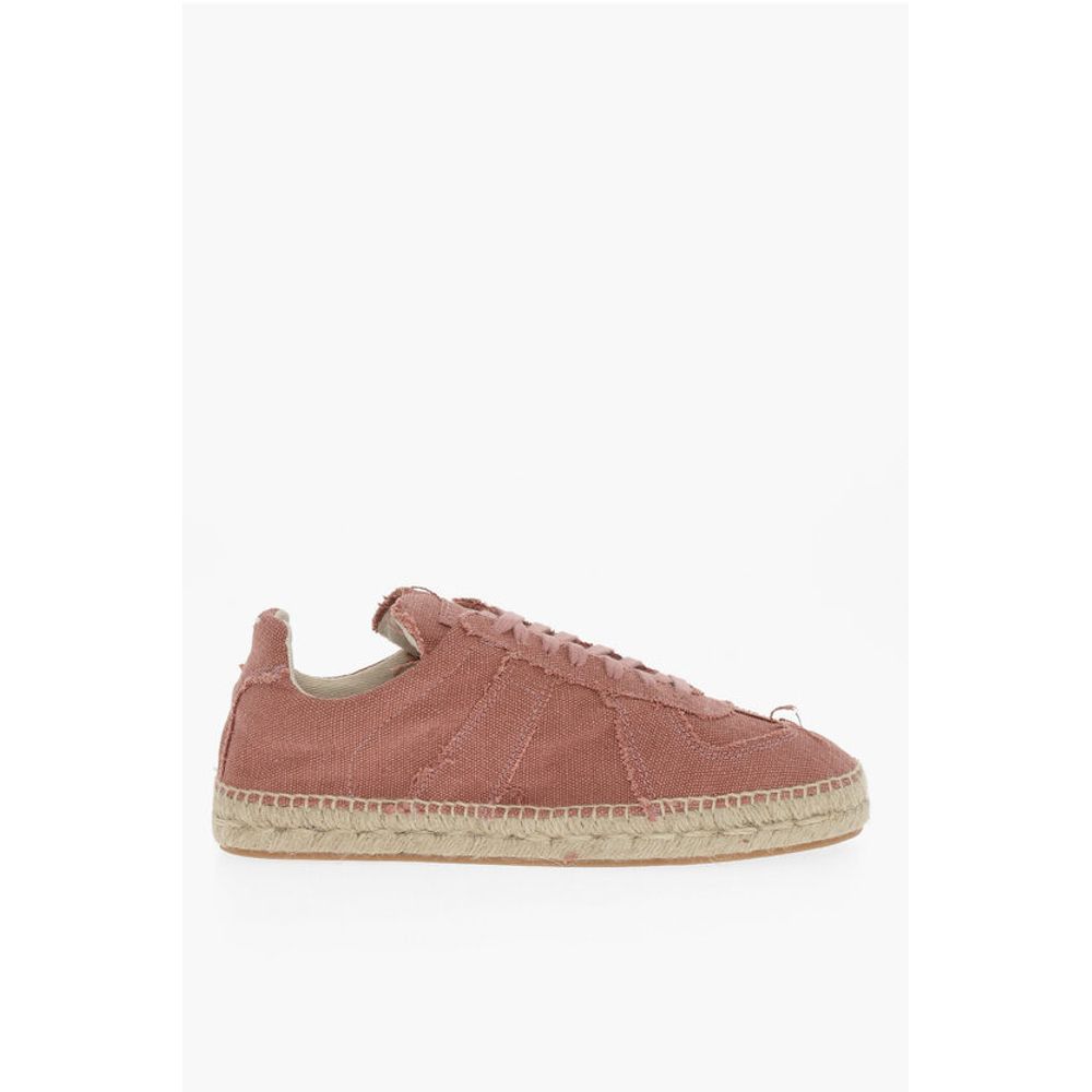 Maison Margiela MM22 Canvas Low Top Sneakers with Jute Detail
