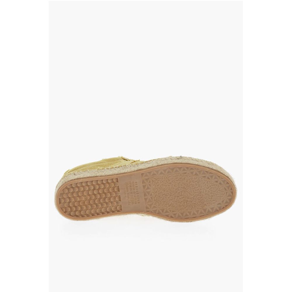 Maison Margiela MM22 Canvas Low Top Sneakers with Jute Detail