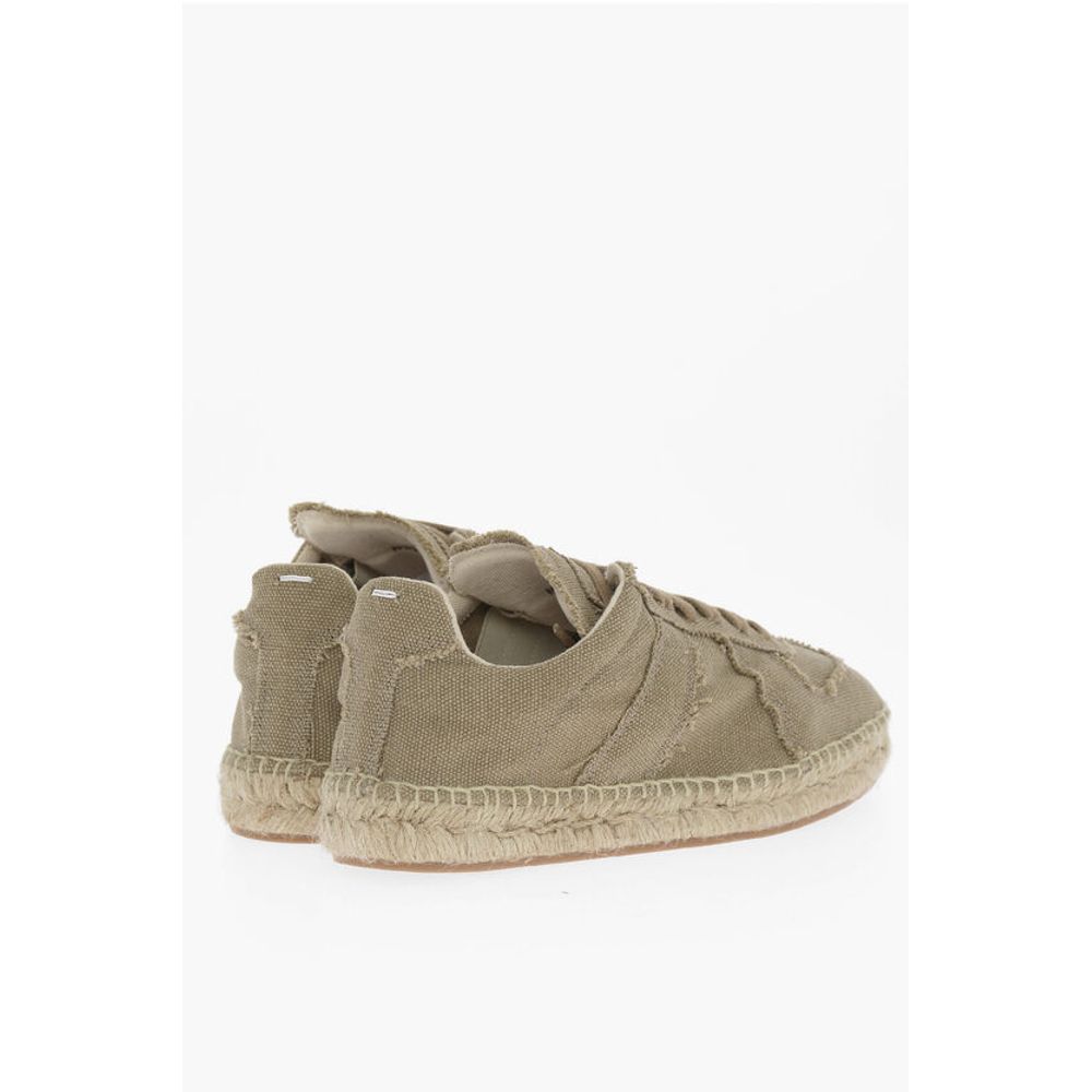 Maison Margiela MM22 Cotton Low-Top Sneakers with Jute Sole