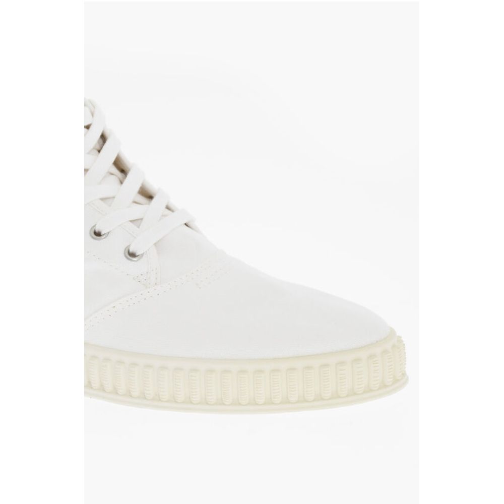 Maison Margiela MM22 Solid Color Cotton High-Top Sneakers
