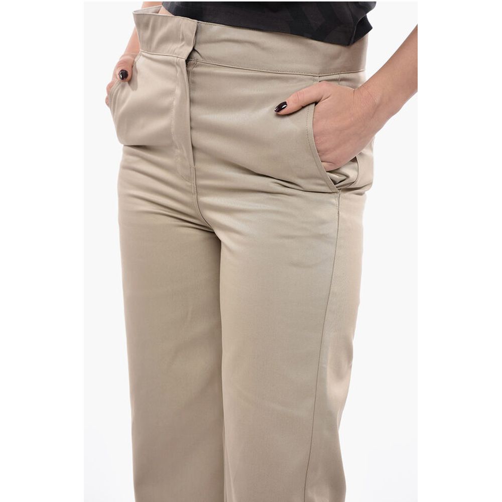 Palm Angels High-Waisted Straight-Fit Pants