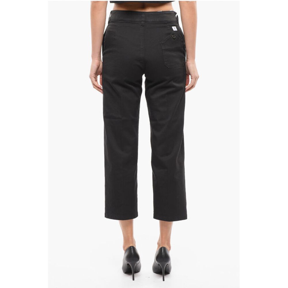 Department 5 Cropped Fit Chinos Pants with Belt Loops