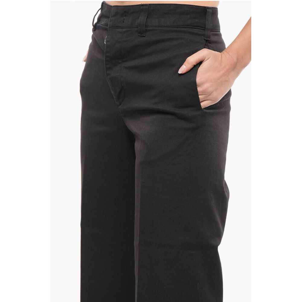 Department 5 Cropped Fit Chinos Pants with Belt Loops