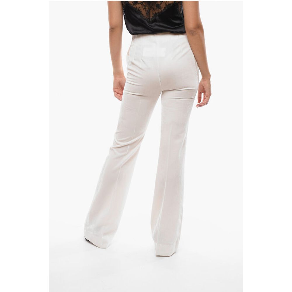 Ermanno Scervino Chenille Palazzo Pants with Side Zip