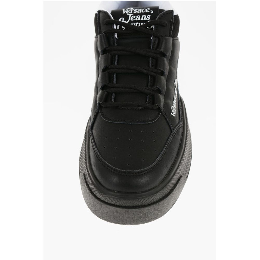 Versace JEANS COUTURE Leather and Fabric RAVEWING Low Top Sneakers w