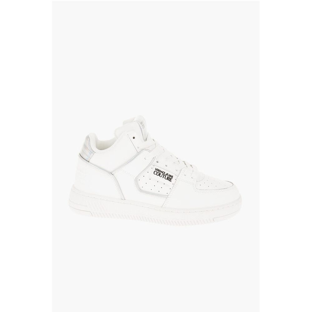 Versace JEANS COUTURE Leather MEYSSA Sneakers with Iridescent Detail