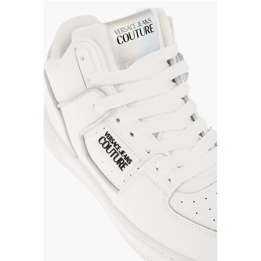 Versace JEANS COUTURE Leather MEYSSA Sneakers with Iridescent Detail