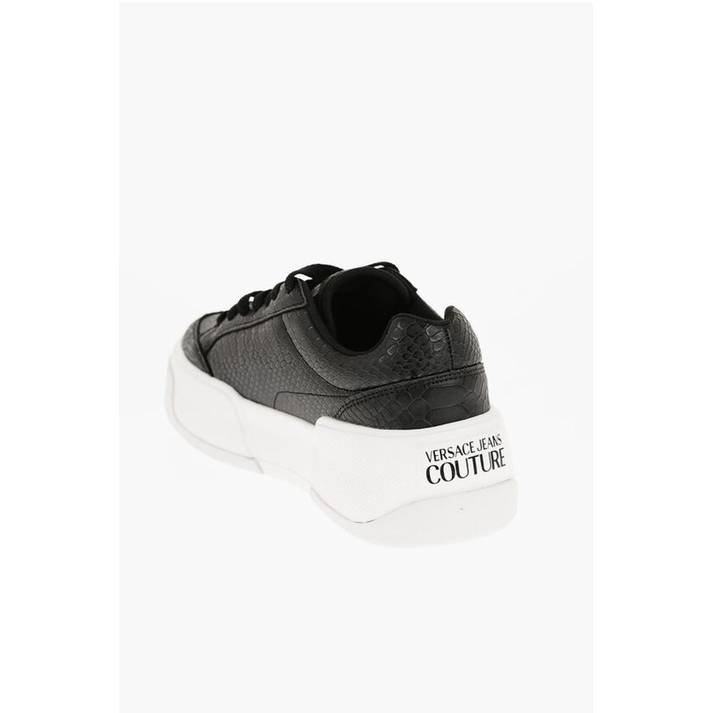 Versace JEANS COUTURE Python Effect Faux Leather RAVEWING Sneakers w
