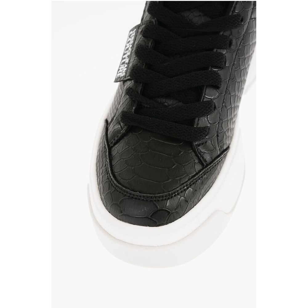 Versace JEANS COUTURE Python Effect Faux Leather RAVEWING Sneakers w