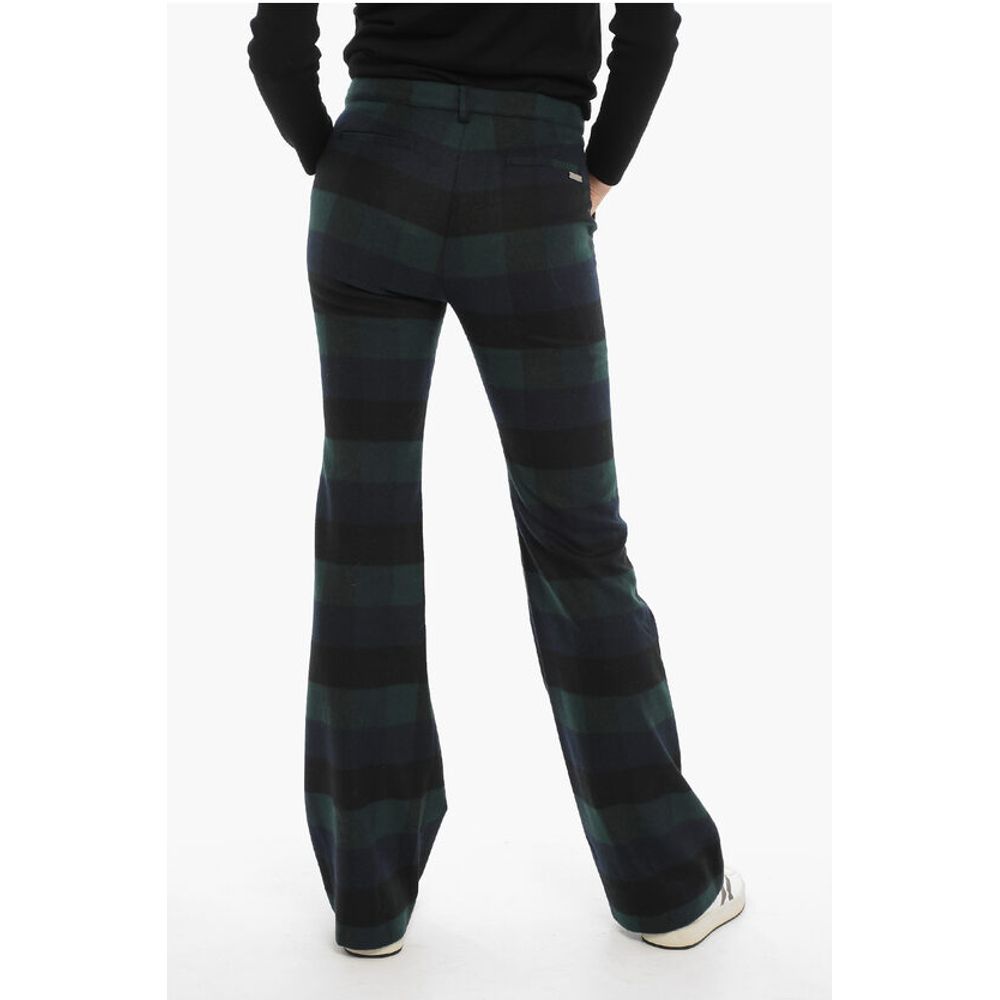 Woolrich Buffalo Checked Wool Blend cropped Pants