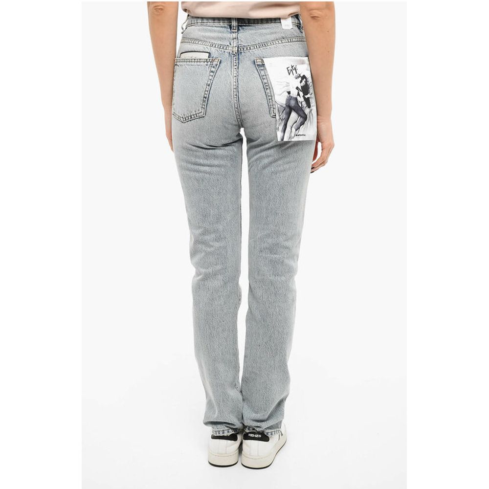 Eytys Slim Straight Fit SOLSTICE LIGHT STONE Jeans 17 cm