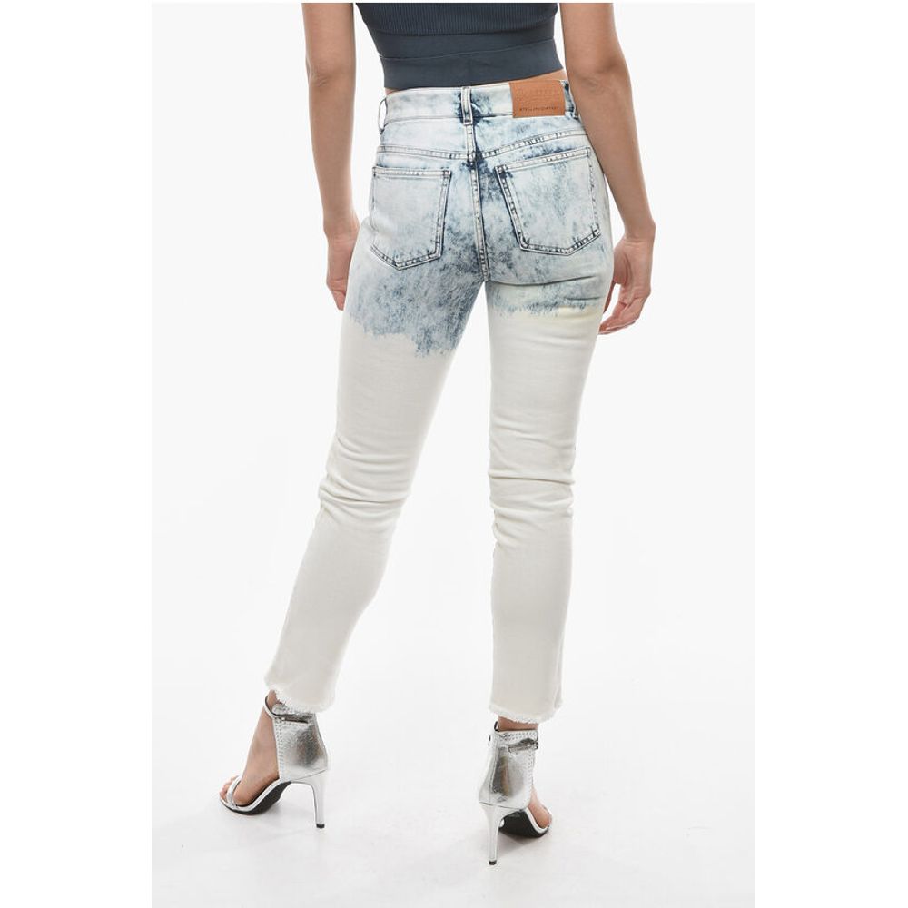 Stella McCartney Acid Wash Effect BOYFRIEND Skinny Fit Jeans 15,5cm