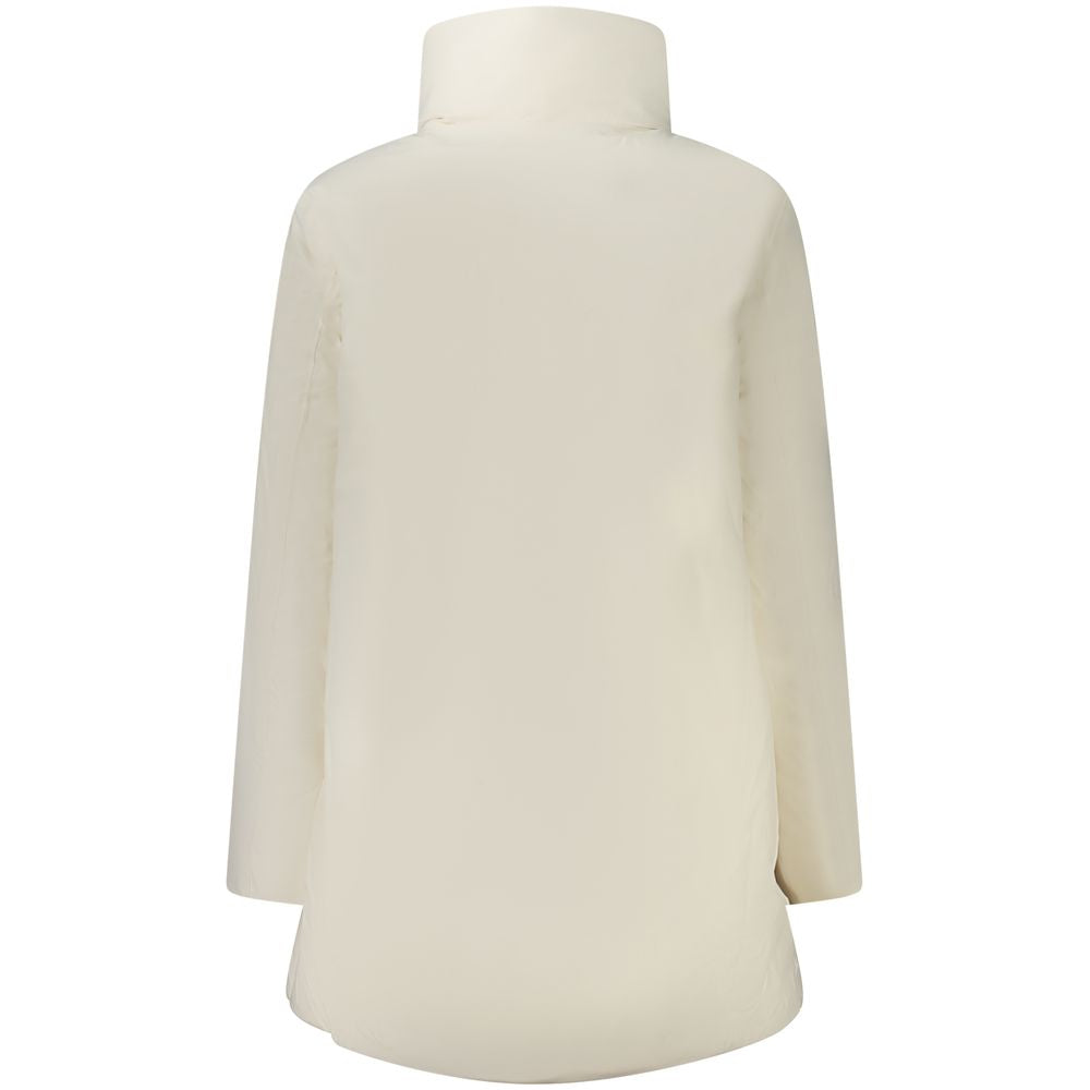 K-WAY White Nylon Women Jacket