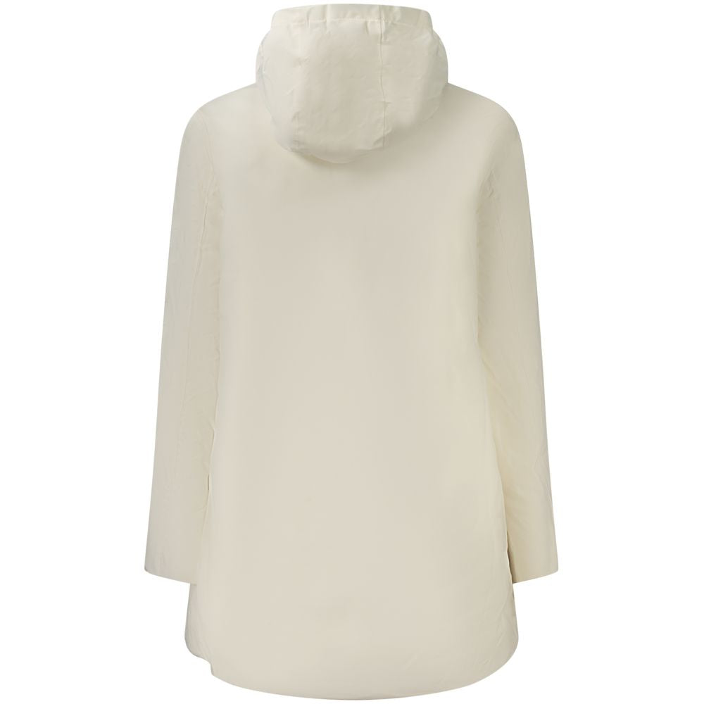 K-WAY White Nylon Women Jacket