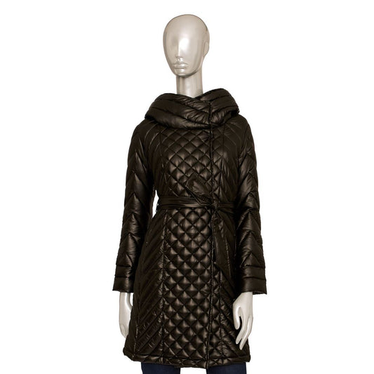 Baldinini Trend Black Polyester Women Coat