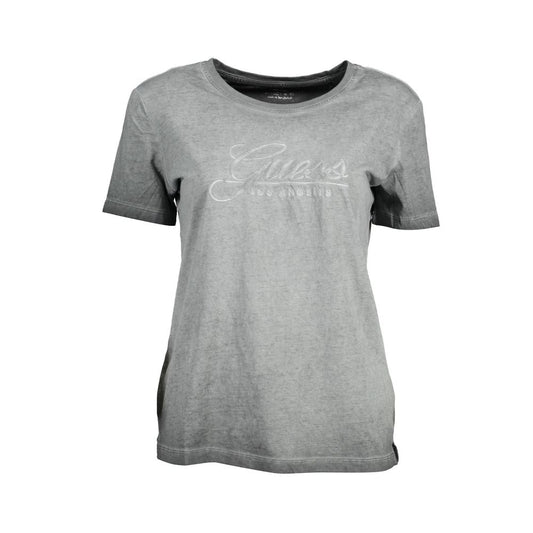 Guess Jeans Black Cotton Women T-Shirt