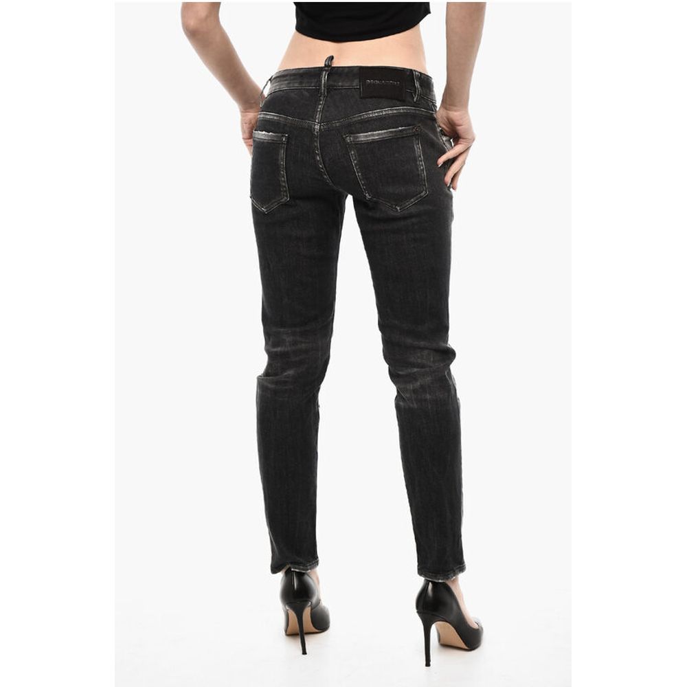 Dsquared² Regular Waist Dark Wash Jeans