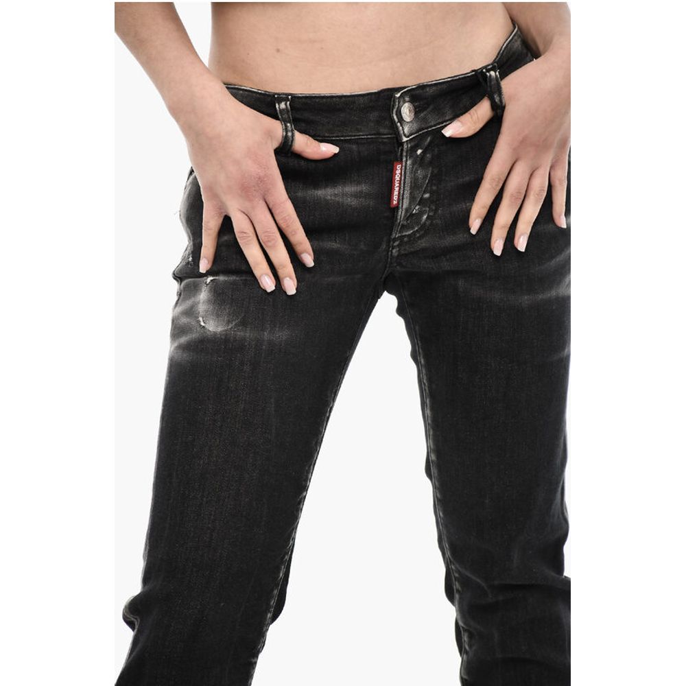 Dsquared² Regular Waist Dark Wash Jeans