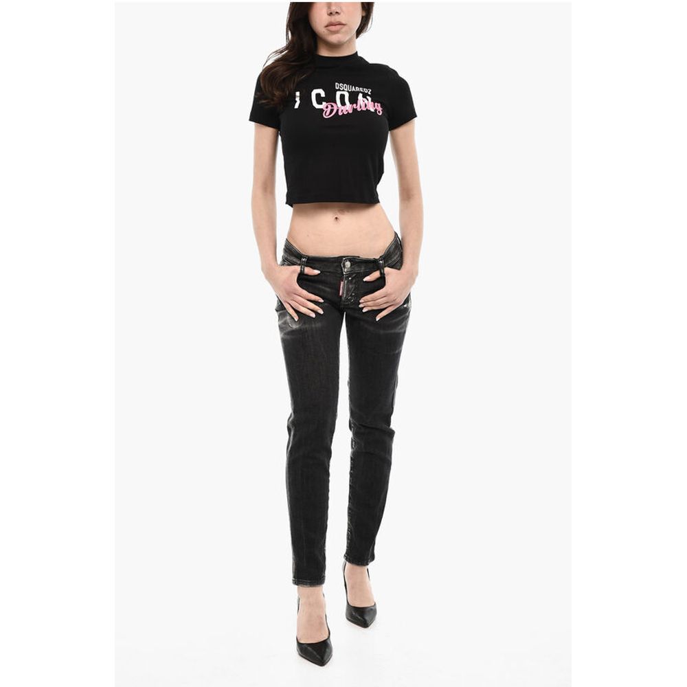 Dsquared² Regular Waist Dark Wash Jeans