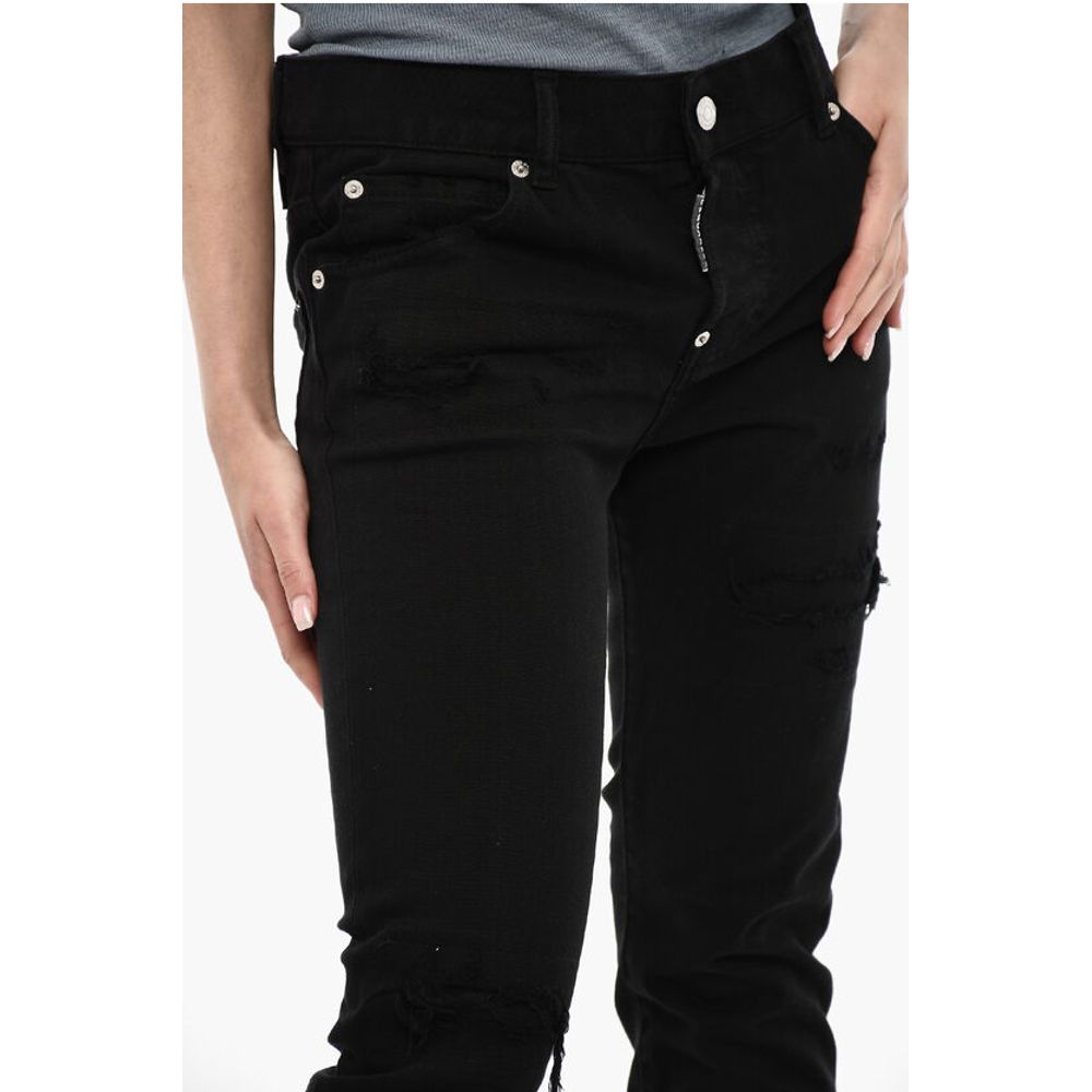 Dsquared² Distressed Effect High-Waisted Jeans