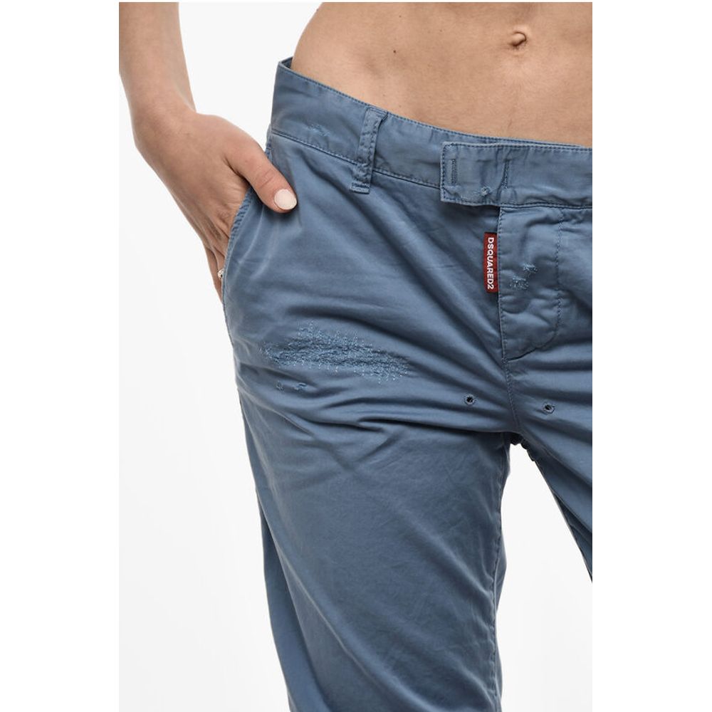 Dsquared² Distressed Effect Cotton pants